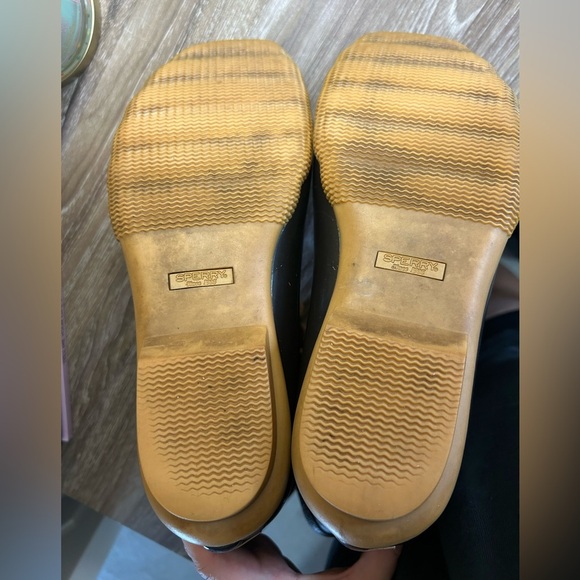 Sperry Saltwater Leather Waterproof Rubber Duck Boots - Picture 8 of 9